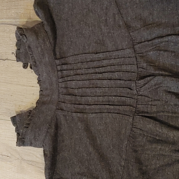 Mock Neck Cotton Top - Picture 2 of 3